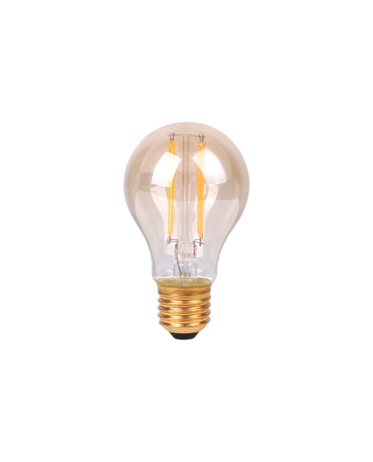 FS-A60-8W-FAM-AM נורת פילמנט אמבר 8W לד A60 בסיס E27 – תמונה 1