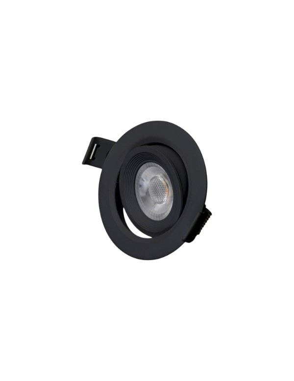 LOR-3W-CCT-BK-base שקוע תקרה מתכוונן עגול LORENZO 3W – תמונה 1